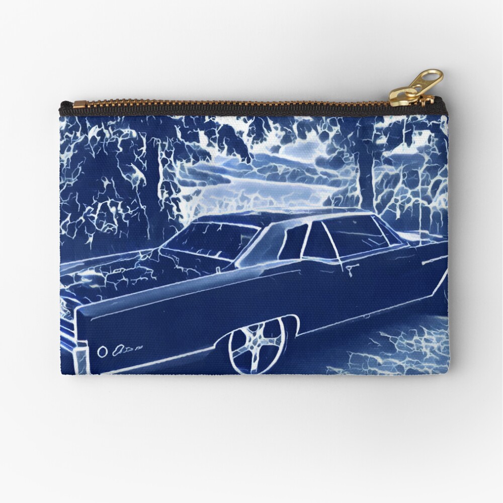 Buick Electra in Blue Electric Zipper Pouch