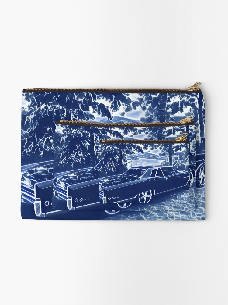 Alternate view of Buick Electra in Blue Electric Zipper Pouch