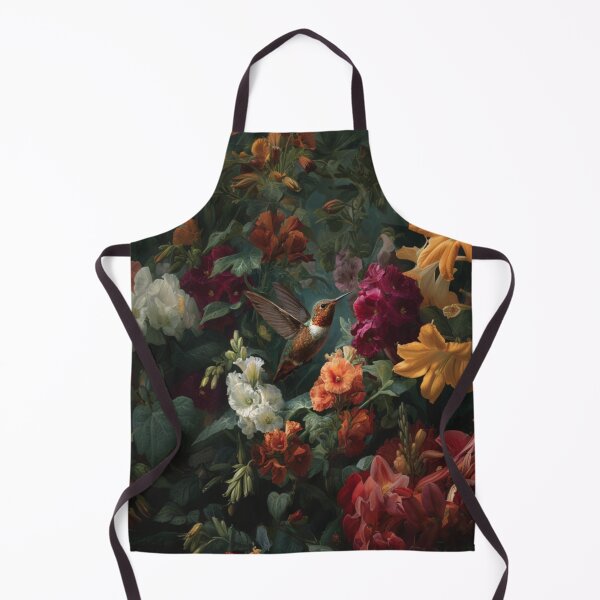 Item preview, A Hummingbird hovering beside vivid flowers, Birds in Motion designed and sold by CDC40.