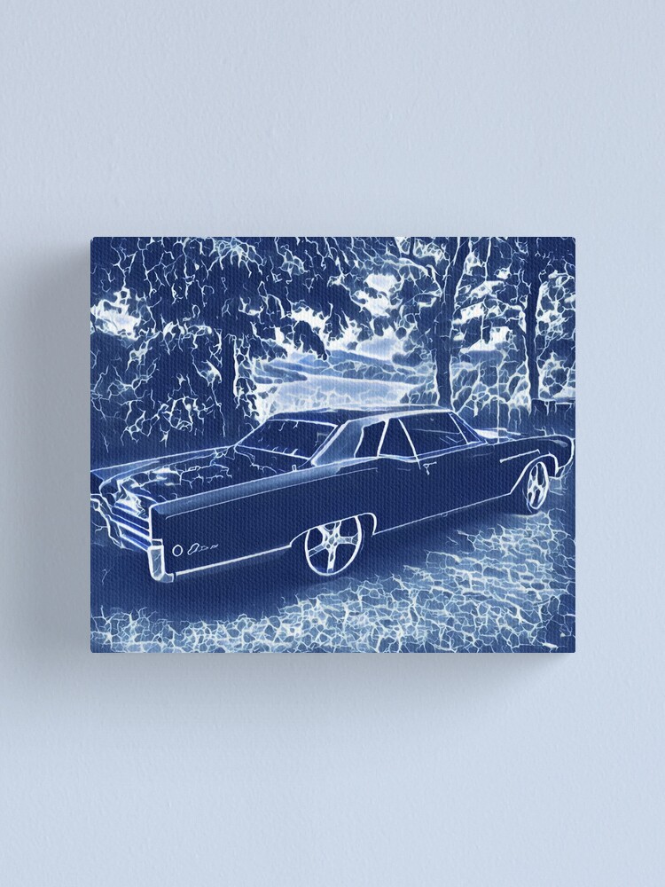 Alternate view of Buick Electra in Blue Electric Canvas Print