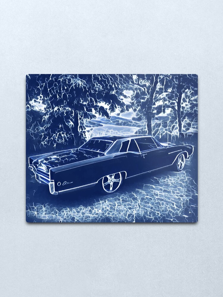 Alternate view of Buick Electra in Blue Electric Metal Print
