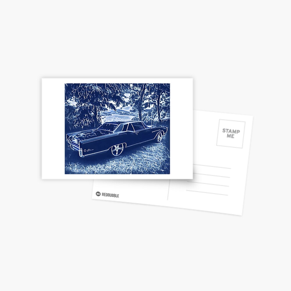Buick Electra in Blue Electric Postcard