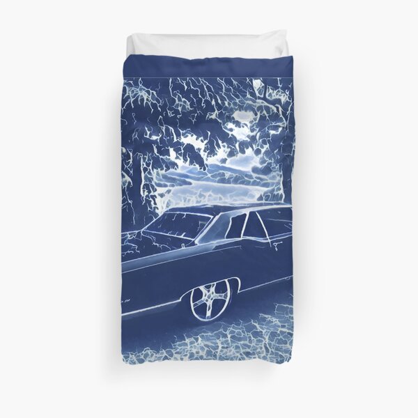 Buick Electra in Blue Electric Duvet Cover