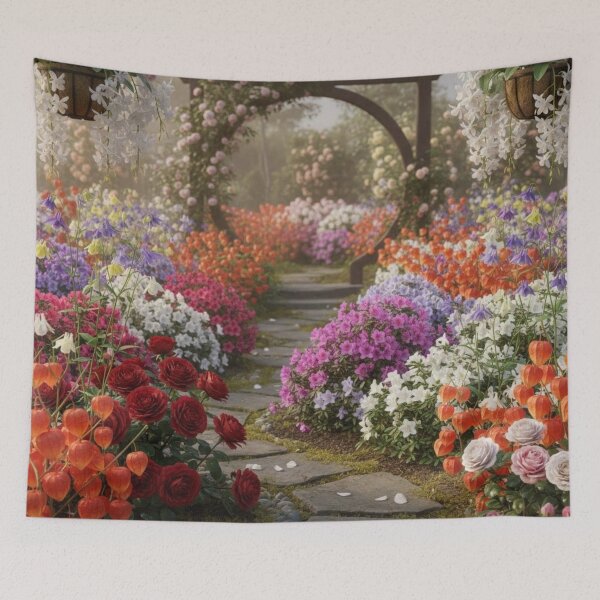 Item preview, Copy of Chinese Lantern Flowery Garden designed and sold by Uniqueartai.