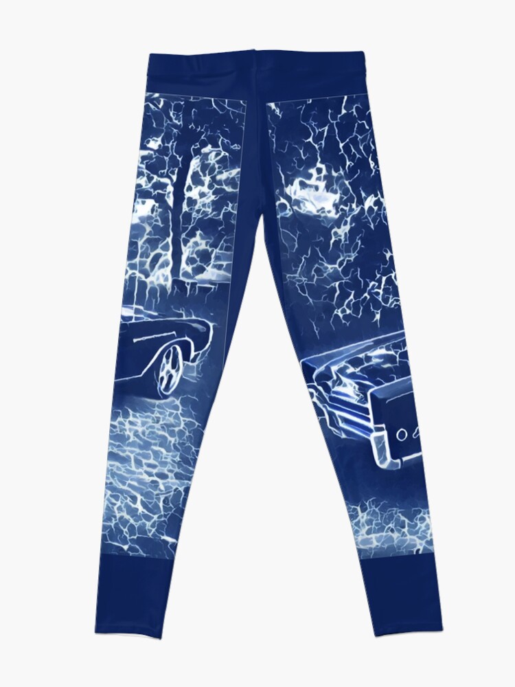 Alternate view of Buick Electra in Blue Electric Leggings
