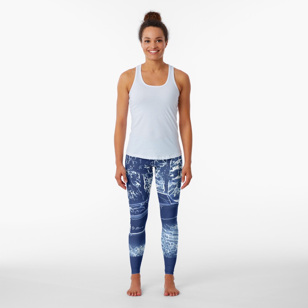 Buick Electra in Blue Electric Leggings
