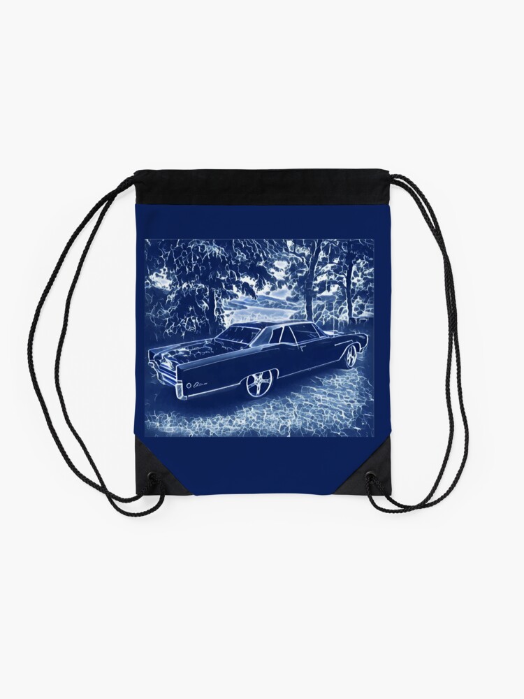 Alternate view of Buick Electra in Blue Electric Drawstring Bag