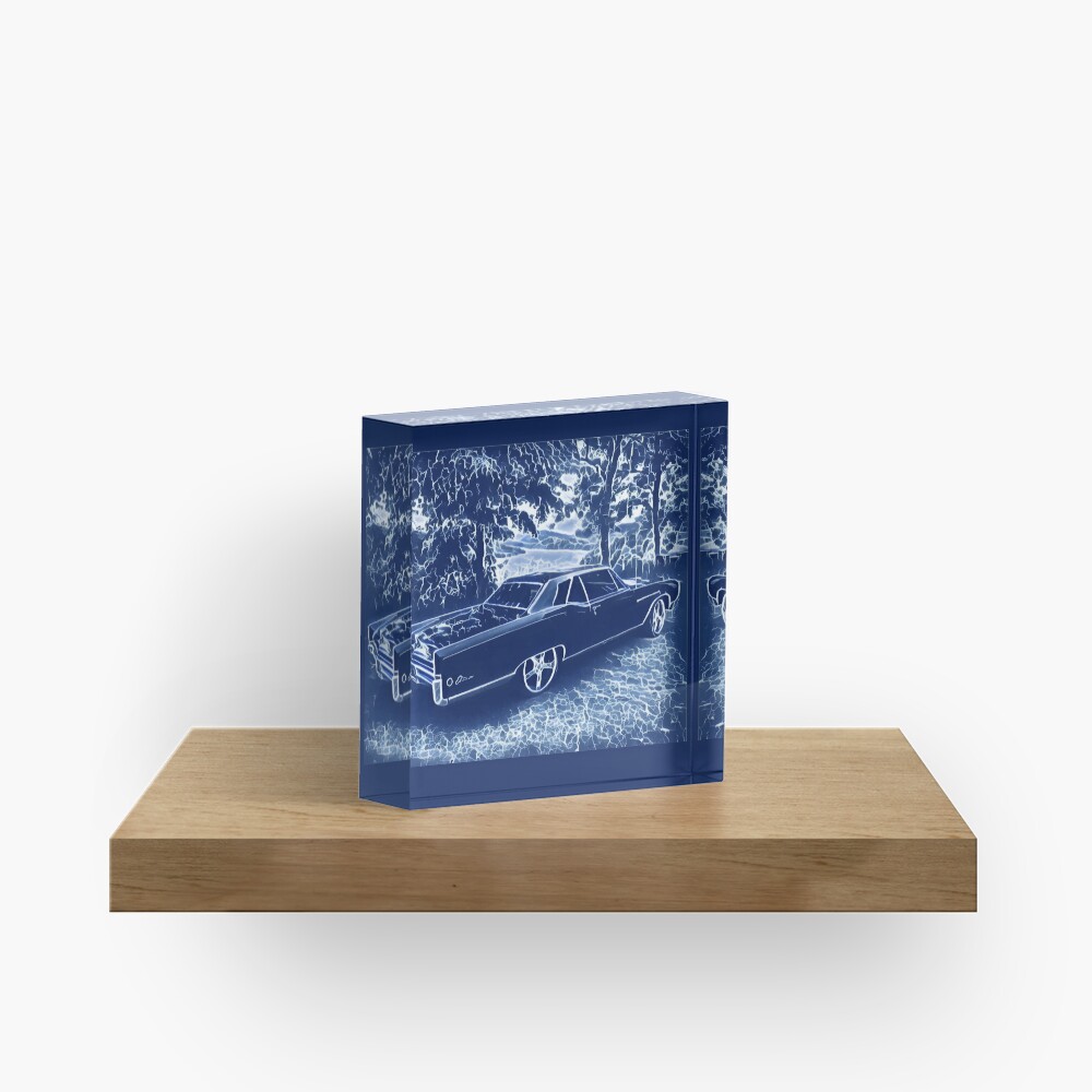 Buick Electra in Blue Electric Acrylic Block