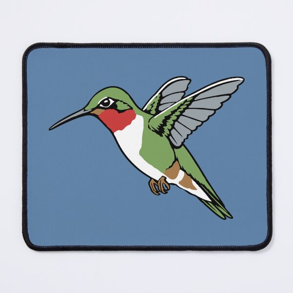 Item preview, Ruby Throated Hummingbird Illustration designed and sold by donwillisjrart.