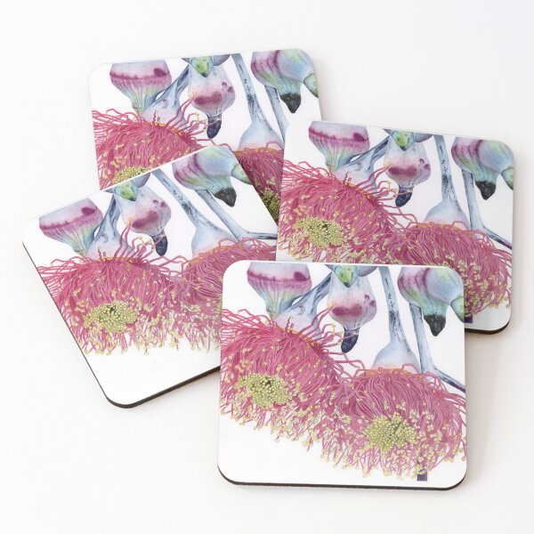 Item preview, Red Flowering Gum Watercolour designed and sold by craftnhome.