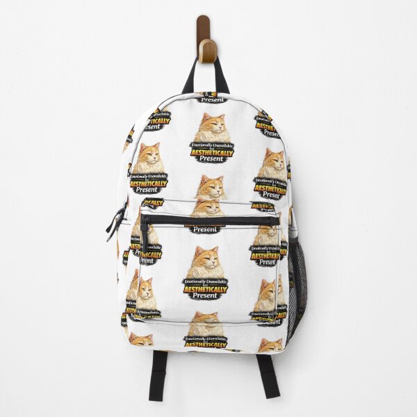 Item preview, Emotionally Unavailable but Aesthetically Present Cat Sticker designed and sold by Gentlestate.