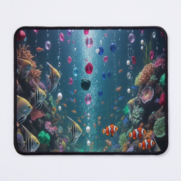Item preview, Copy of Aquarium fish in dazzling aqua environment designed and sold by Uniqueartai.