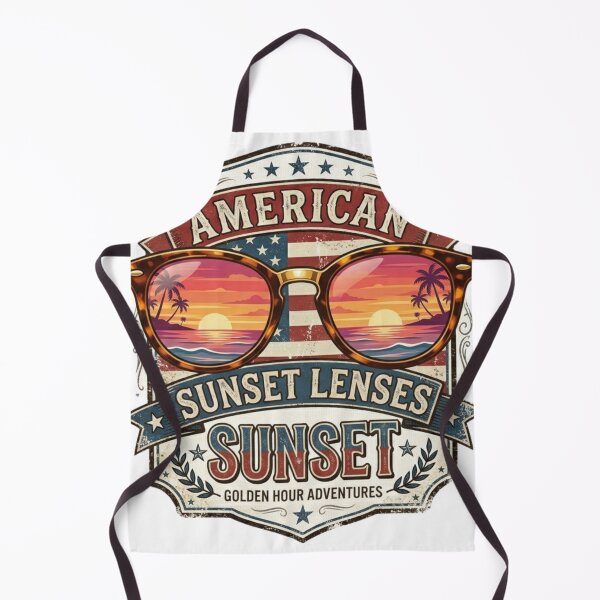 Item preview, Retro American Sunset Sunglasses - Vintage USA Town Street Graphic designed and sold by Wear Sculpt.