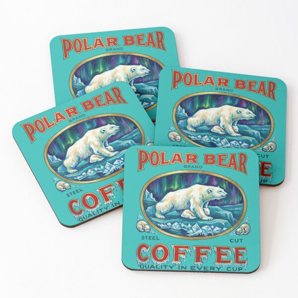 Item preview, Polar Bear Coffee designed and sold by Corinne Alexa Jackson.