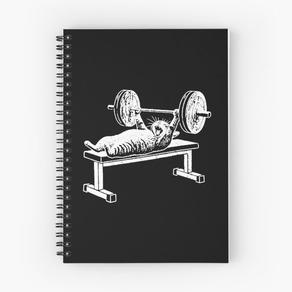 Item preview, Cat Bench Press Funny Gym Workout Meme designed and sold by eliramaison.