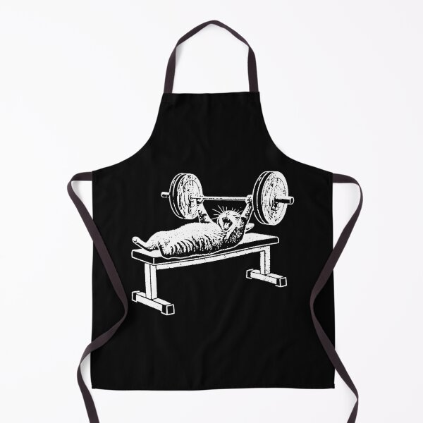 Item preview, Cat Bench Press Funny Gym Workout Meme designed and sold by eliramaison.