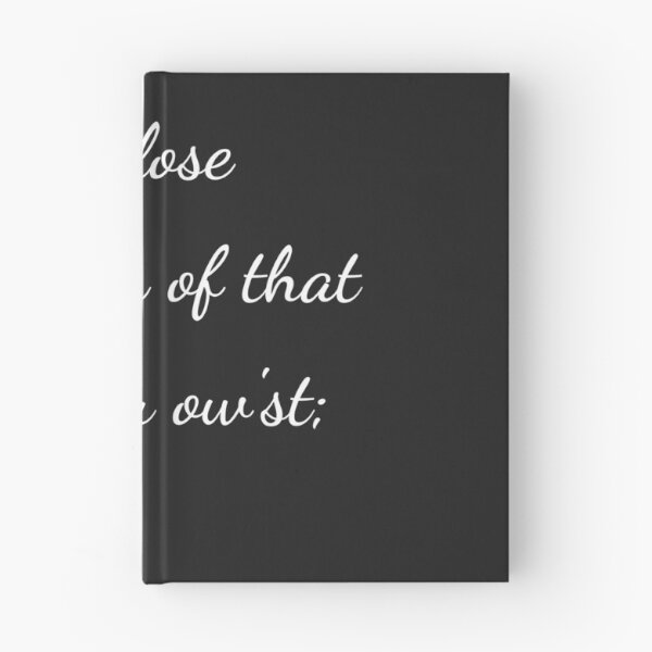 Item preview, "Nor lose possession of that fair thou ow'st;" - handwriting white designed and sold by ariksworld.