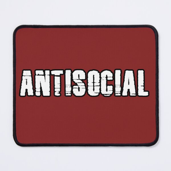 Item preview, Antisocial Sarcastic Typographic Design with Introverted Attitude Original Gift designed and sold by AstronautMerch.