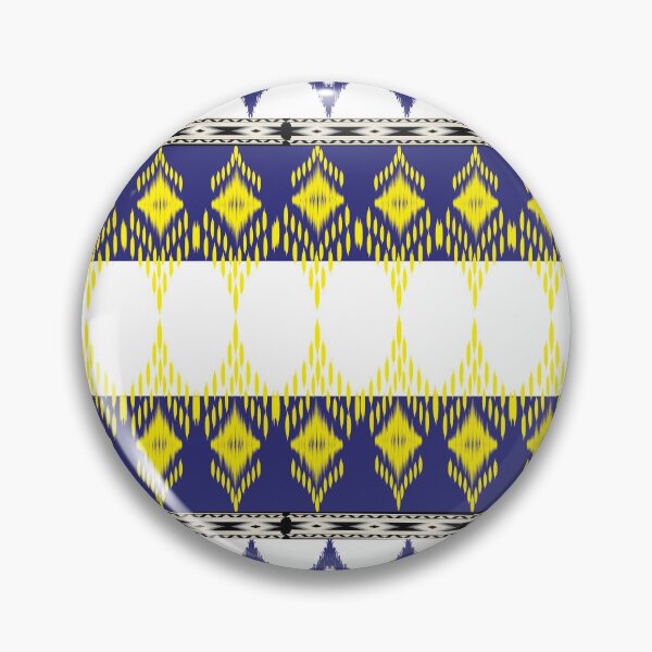 Item preview, Traditional Thai silk ikat geometric pattern  designed and sold by AdesignbyG.