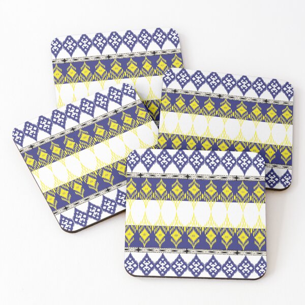 Item preview, Traditional Thai silk ikat geometric pattern  designed and sold by AdesignbyG.