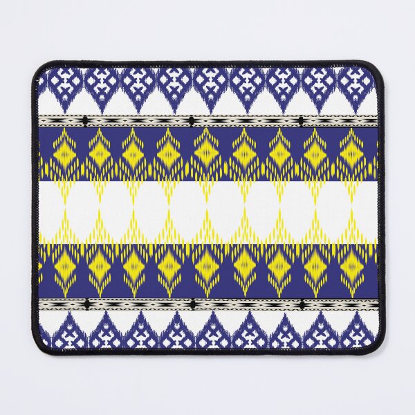 Item preview, Traditional Thai silk ikat geometric pattern  designed and sold by AdesignbyG.