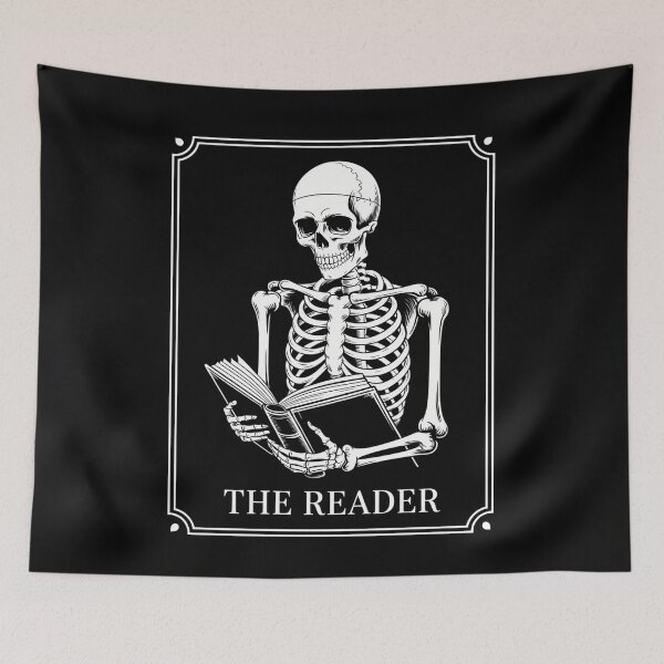 Item preview, Reader Tarot Card Skeleton Reading designed and sold by creatinkhavnica.