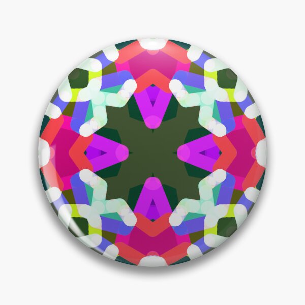 Item preview, Pink and aqua psychedelic retro hippy pattern designed and sold by jaynerushton.