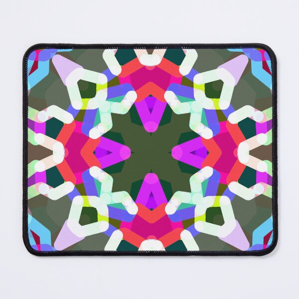 Item preview, Pink and aqua psychedelic retro hippy pattern designed and sold by jaynerushton.