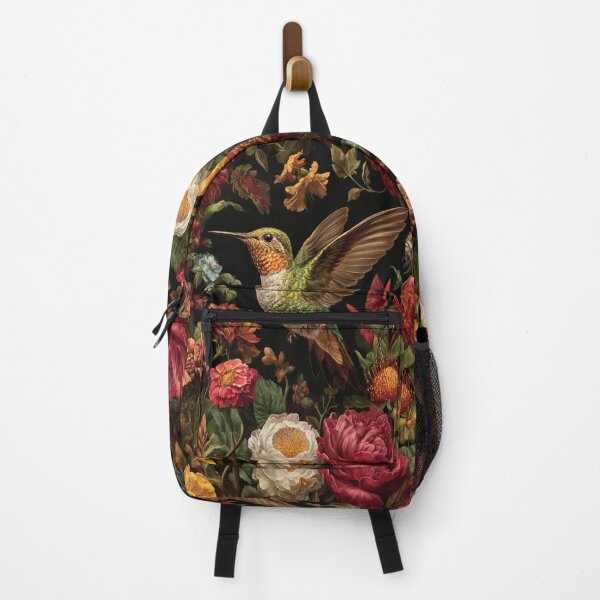 Item preview, A Hummingbird hovering beside vivid flowers, Birds in Motion designed and sold by CDC40.