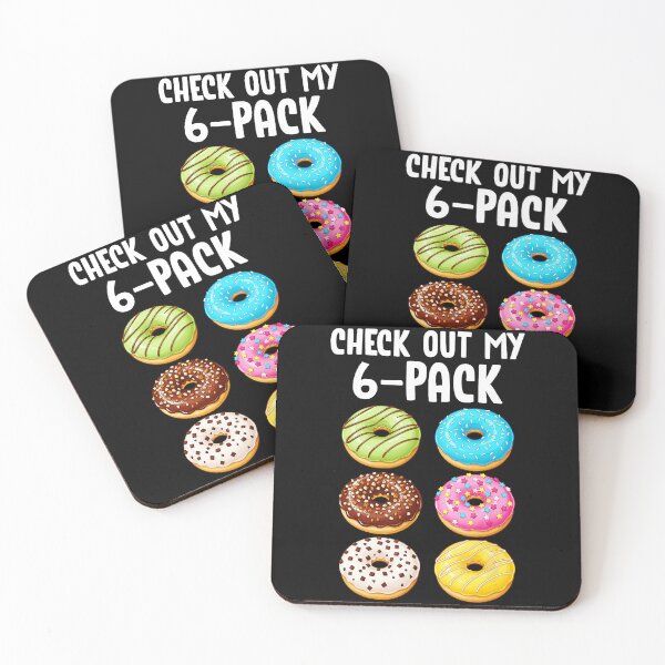 Item preview, Check Out My 6 Pack Donuts Funny Food  designed and sold by eliramaison.