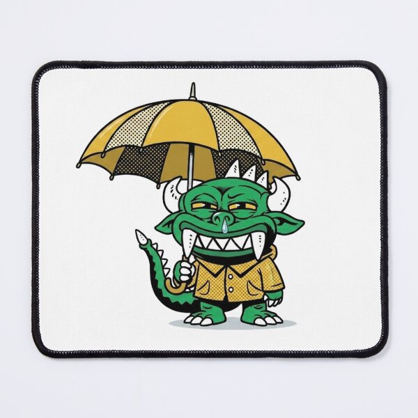 Item preview, Hodag wearing a yellow raincoat and holding an umbrella designed and sold by COOLKJS0.