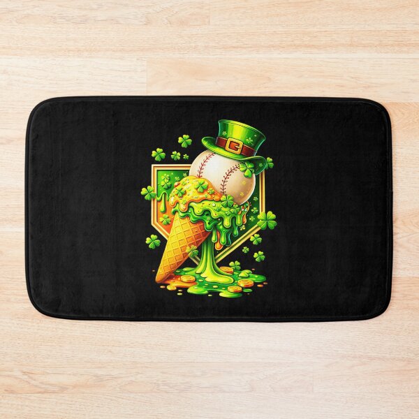 Item preview, Melting Shamrock Baseball Ice Cream Funny  designed and sold by miaa-artistshop.