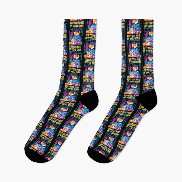 Item preview, Catch Me Retro Pixel Art Racing Neon designed and sold by reval-store.