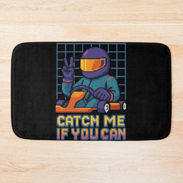 Item preview, Catch Me Retro Pixel Art Racing Neon designed and sold by reval-store.