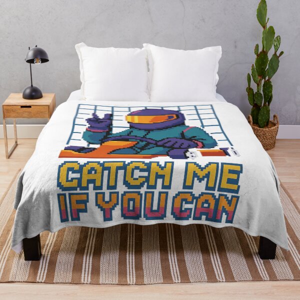 Item preview, Catch Me Retro Pixel Art Racing Neon designed and sold by reval-store.