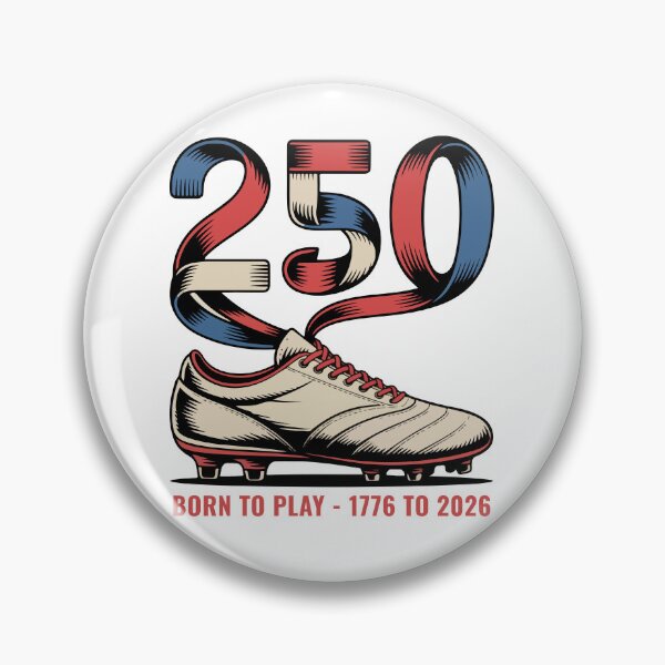 Item preview, USA 250 Born to Play Soccer 1776-2026 World Cup designed and sold by PixelWaveBD.