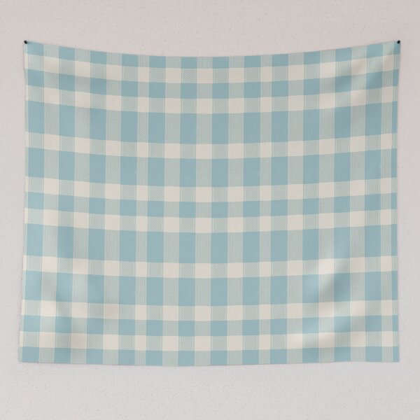 Item preview, Coastal Blue Buffalo Check Pattern – Summer Beach Gingham Seamless Design designed and sold by Tamas Das.