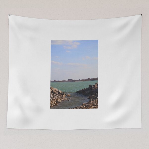 Item preview, Rocky Shoreline and Cityscape designed and sold by Phakade's Photos.