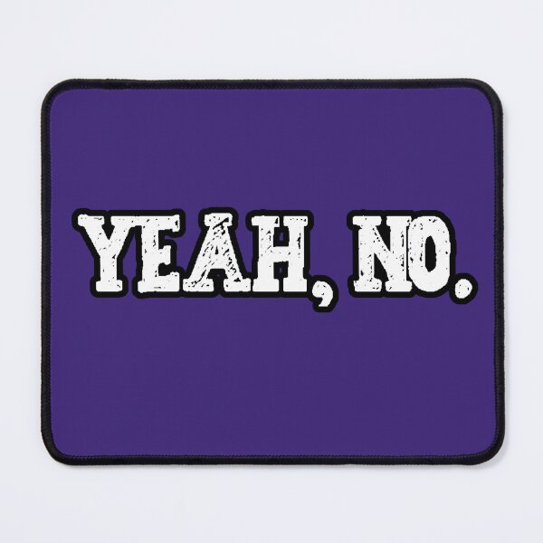 Item preview, Yeah No Funny Sarcastic Phrase Ironic Humor Minimalist Original Gift designed and sold by AstronautMerch.