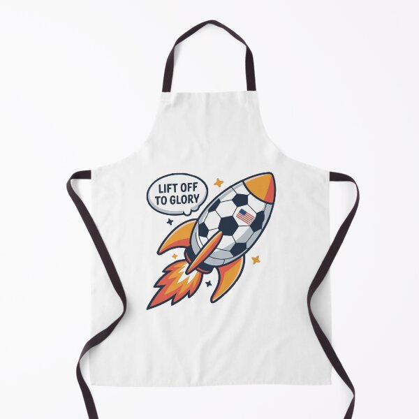 Item preview, Lift Off to Glory USA Soccer Rocket World Cup 2026 designed and sold by PixelWaveBD.