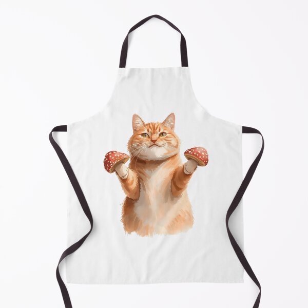 Item preview, Orange mushroom cat designed and sold by uunaa.