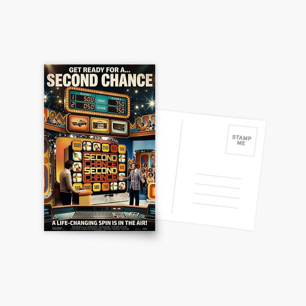Item preview, Retro Game Show Set Second Chance, Promo Ad designed and sold by Uniqueartai.