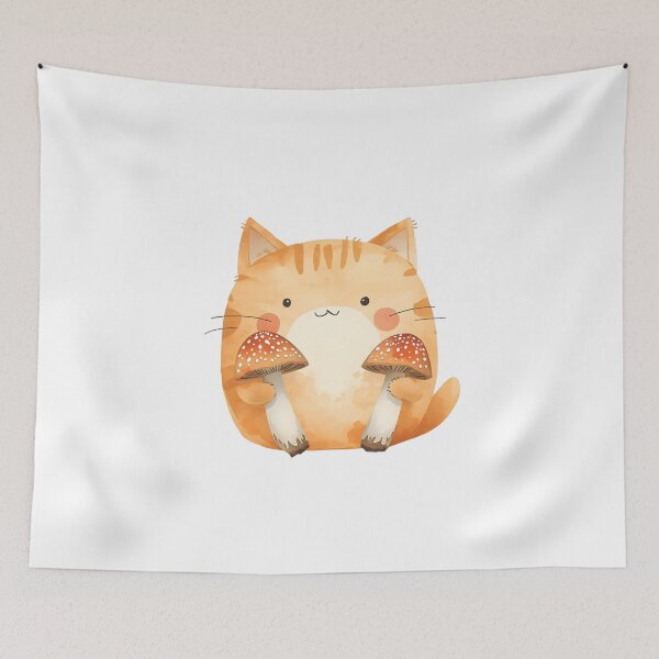 Item preview, Choose your mushroom orange cat designed and sold by uunaa.
