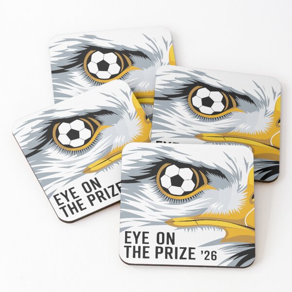 Item preview, Eye on the Prize 26 World Cup Eagle Soccer Football designed and sold by PixelWaveBD.