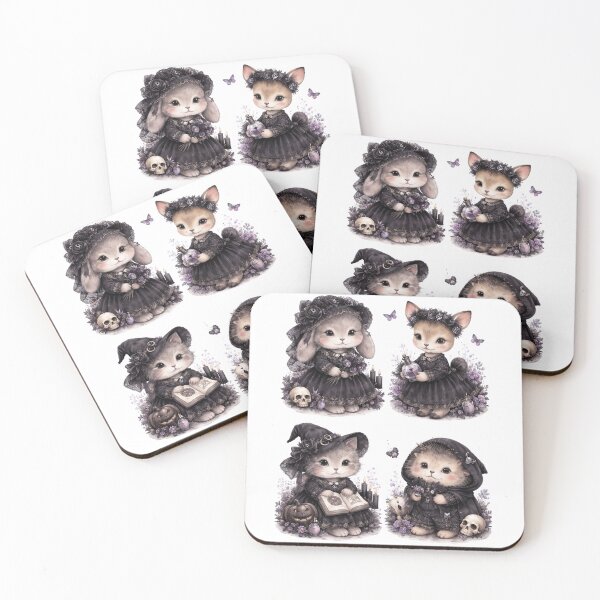 Item preview, Soft Goth Animals Cute Aesthetic designed and sold by PriyankaSonara.