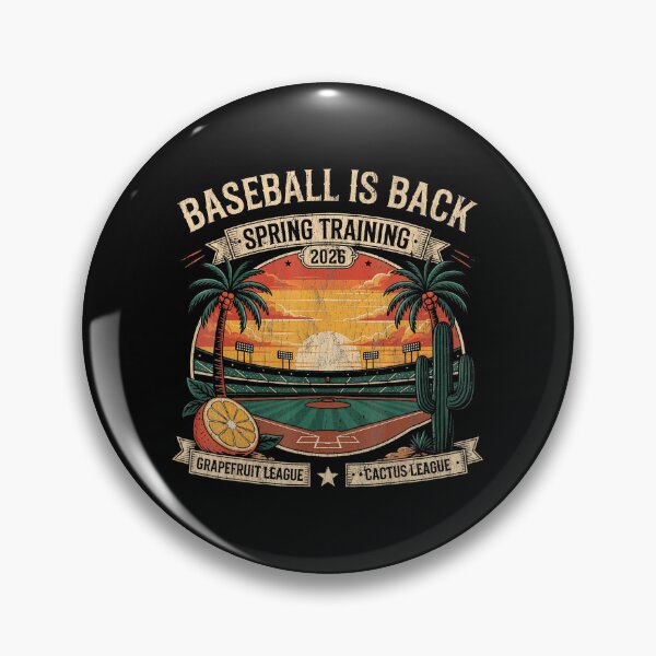 Item preview, Baseball Is Back Spring Training 2026 Retro Sunset designed and sold by miaa-artistshop.