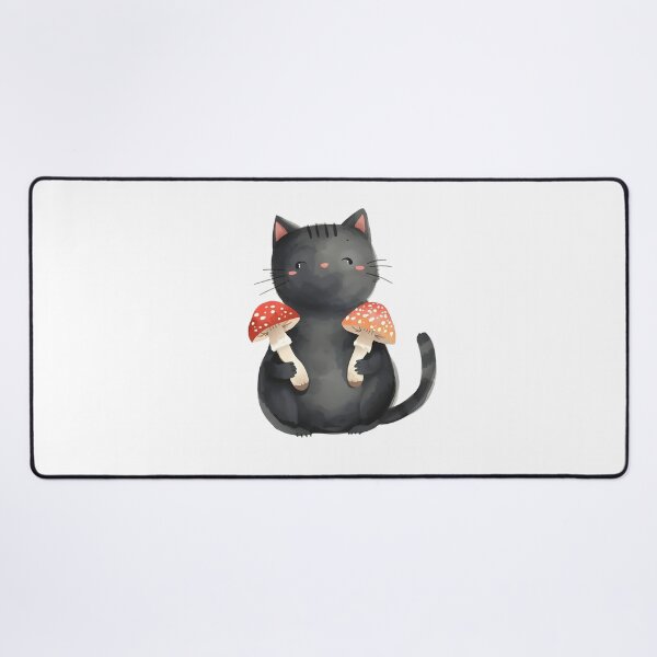 Item preview, Choose your mushroom black cat designed and sold by uunaa.