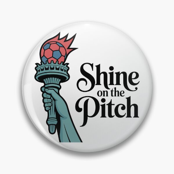 Item preview, Shine on the Pitch Statue of Liberty Soccer World Cup 2026 designed and sold by PixelWaveBD.