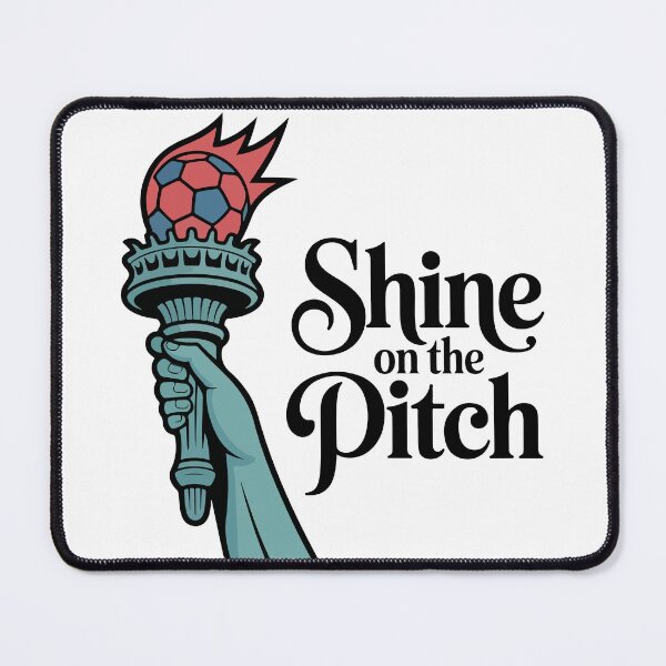 Item preview, Shine on the Pitch Statue of Liberty Soccer World Cup 2026 designed and sold by PixelWaveBD.