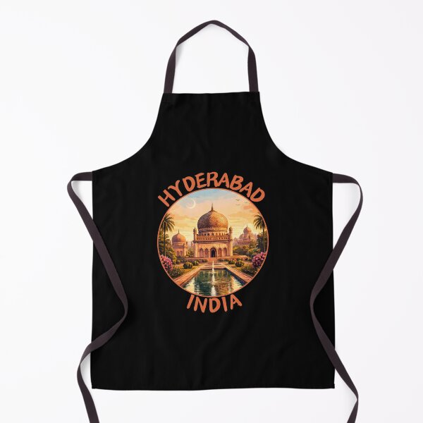 Item preview, Hyderabad in Telangana India, Retro Travel Art Circle Emblem designed and sold by MaateoDesign.